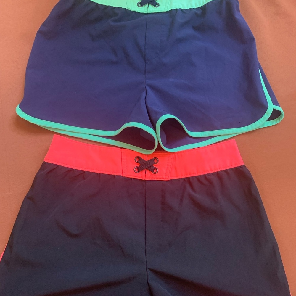 Bundle of two cat & Jack girls swim shorts size L(10-12)